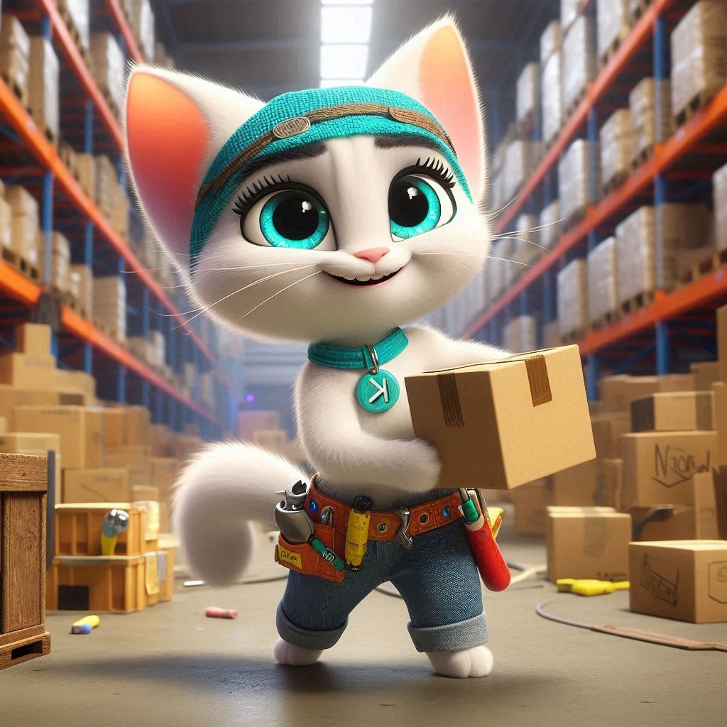 Nochathekat's tweet photo. 💪🐾 $Nocha is getting to work ! 

Right now, she’s busy handling some boxes with determination. 

She proves that even small paws can achieve great things ! 📦✨

#Nocha #KRC20 #NochaWorks #Kaspa #FelineStrength #HardWork $KAS https://t.co/4VKb42tbqr