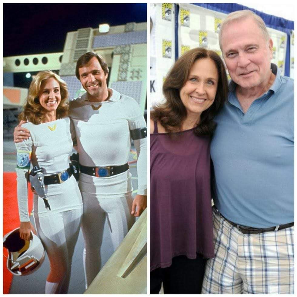 Gil Gerard and Linda Gray in Buck Rogers.
