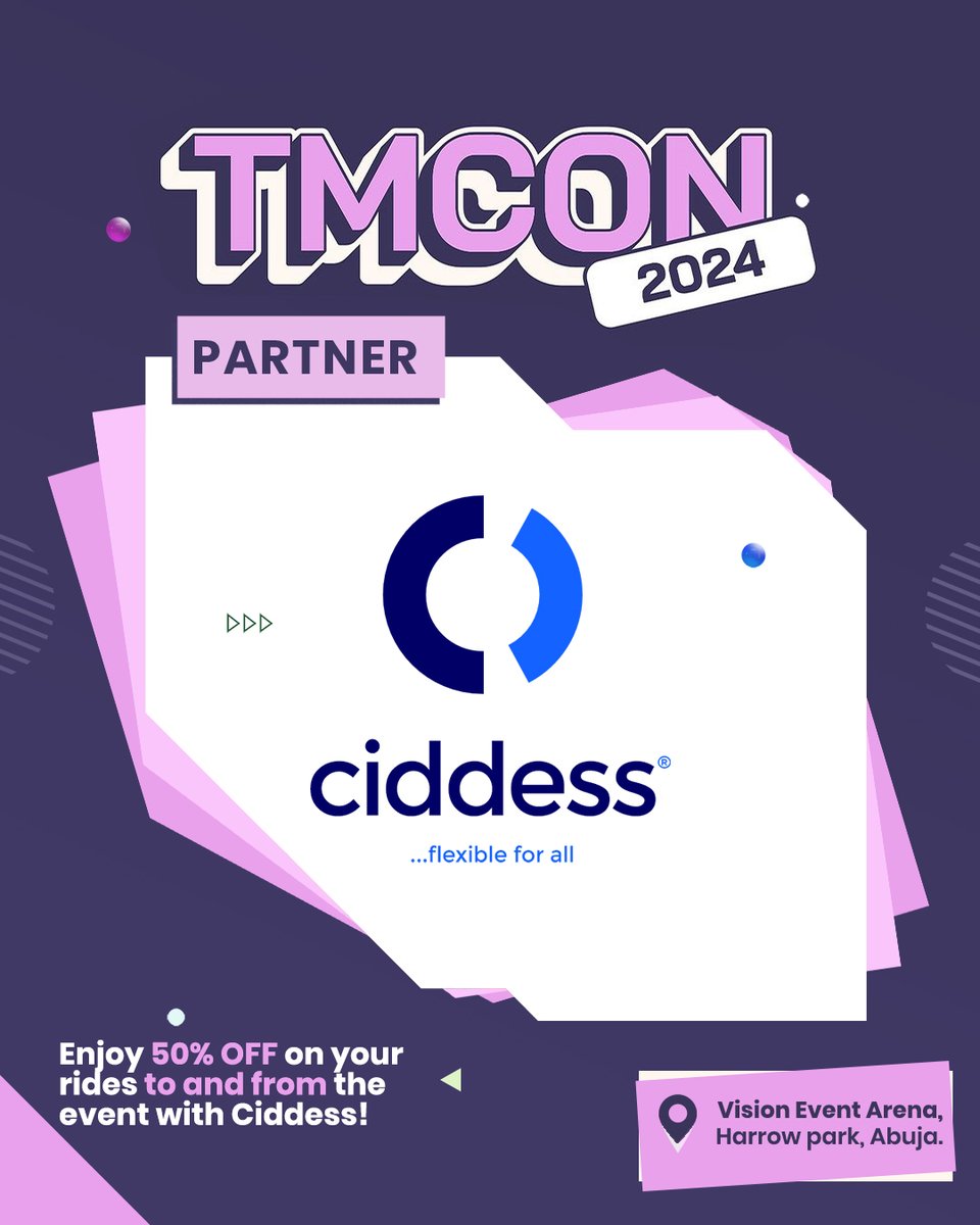 Ciddess_'s tweet photo. 🚖✨ We’re excited to announce that Ciddess App is the official ride-hailing partner for TM CON 2024! Get ready for a smooth ride to an unforgettable event! #TMCON2024 Gistlover sharon Toke Makinwa  #RestInPeace  Secret Agent COAS https://t.co/7yl6y4BlUg