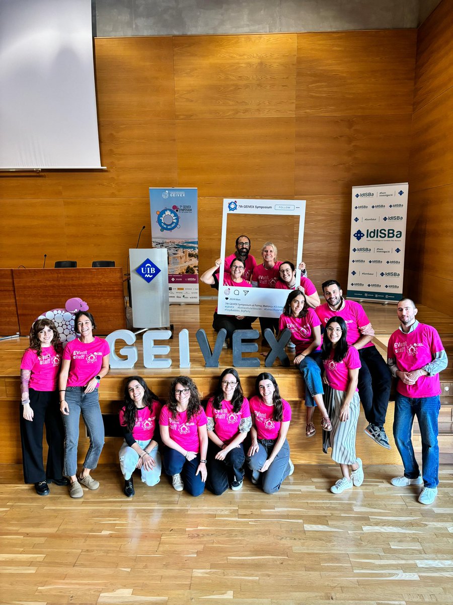 We are ready to welcome you to the 7th GEIVEX Symposium in Palma de Mallorca! Excited to see everyone soon! #GEIVEX2024 #extracellularvesicles