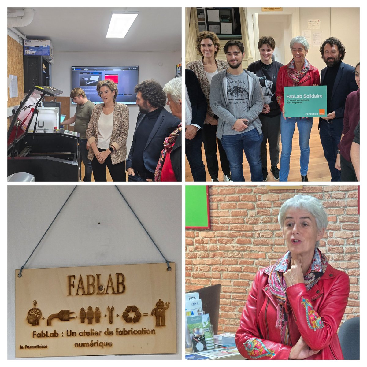 florentfaure33's tweet image. Encore une belle valorisation de la @FondationOrange au #fablab de l&apos;Espace Numérique Sud Charentes de Montmoreau.
27 jeunes de la #missionlocale accompagnés via ce projet numerique, pour répondre aux besoins des acteurs de la commune.
@JulyCalvet @MeslinSaintJean @OrangeNvAquit