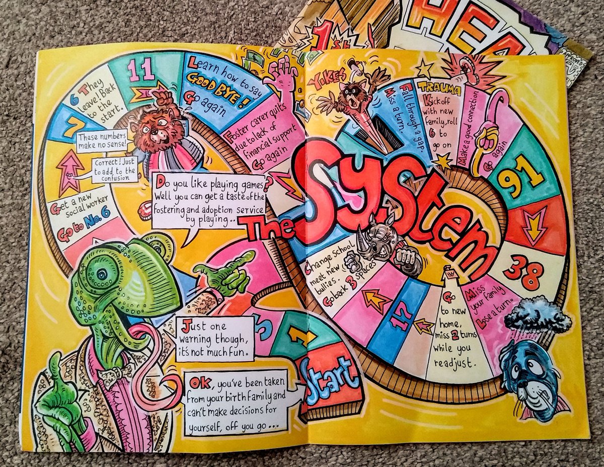 I'm delighted that the graphic novel I've been working on telling the stories of care experienced young people with the team from <a href="/gmyn/">GMYN #YoungPeopleCan</a> is now published. Their stories are raw, funny and inspiring and I hope we've done them justice in this book.
<a href="/SalfordCouncil/">Salford City Council</a> <a href="/SalfordCVS/">Salford CVS</a>