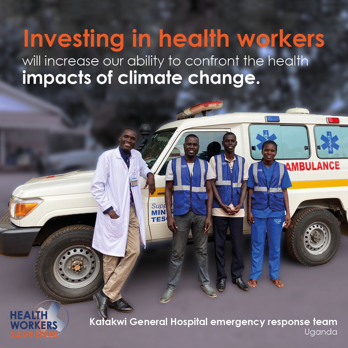 Climate change is a major threat to global health, and health workers are on the front lines dealing with its impacts.

Investing in the health workforce is crucial for building adaptation &amp; resilience. Let’s act now!

#HealthWorkersSaveLives | bit.ly/3MSFgIs