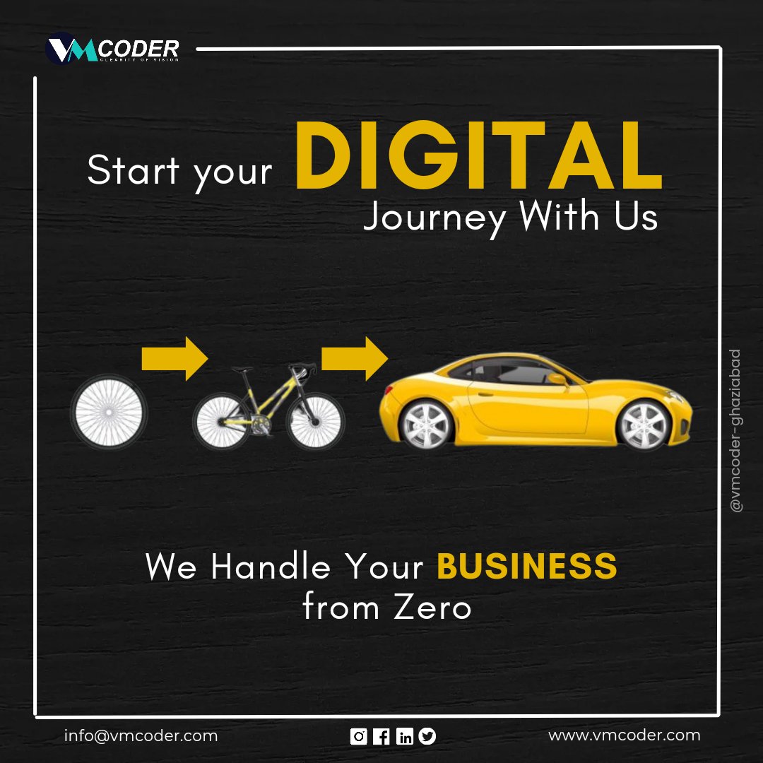 coder_vm's tweet image. "Embark on your digital journey with us and watch your business thrive in the online world. From strategy to execution, we’ve got you covered! Let's innovate together. 🌐✨
#DigitalTransformation #OnlineBusiness #DigitalStrategy #BusinessGrowth #Innovation #TechSolutions