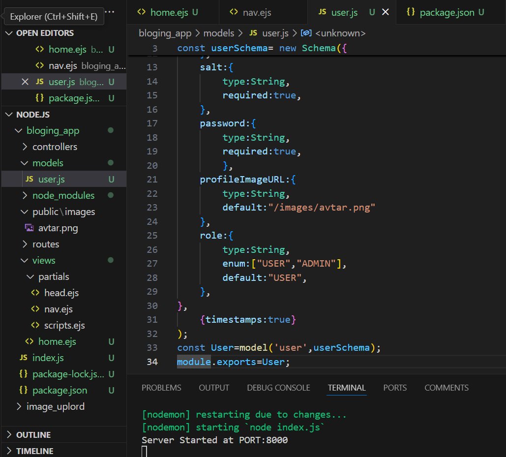 AnmolGupta90217's tweet photo. day 12 of #100dayoflearning
✅ started with a simple Blogging Application project in NodeJS
✅using mongoose for stored user Schema in it.
✅ using some Bootstrap' s component for better look.
✅ learned heap implementation in DSA
https://t.co/5cXsAiNrJx https://t.co/hQzH0eMP3W