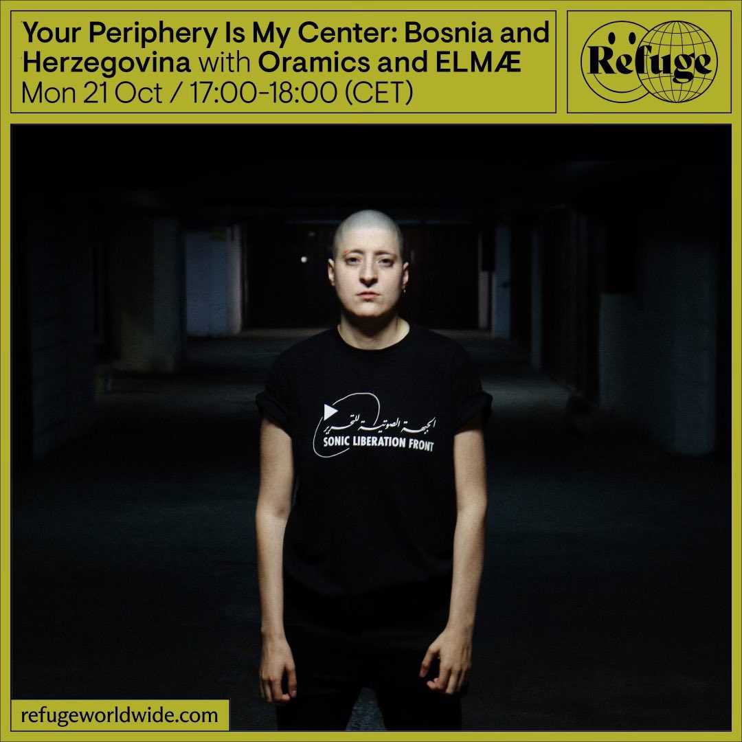 Next episode of our show <a href="/RefugeWorldwide/">Refuge Worldwide</a> with the wonderful ELMÆ from Bosnia and Herzegovina 🇧🇦 streams today! 📻 5pm CET 🌍

refugeworldwide.com/radio/your-per…