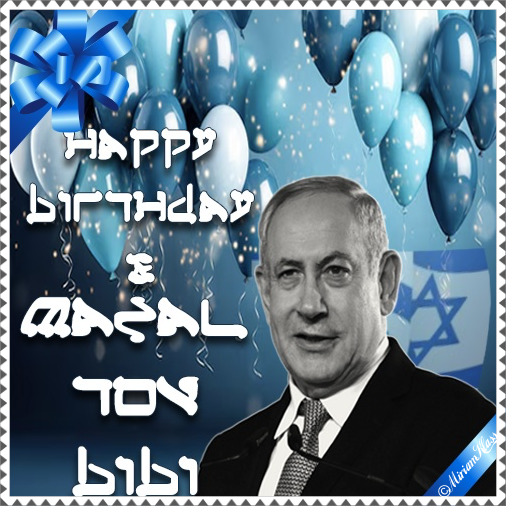 MiriamKlassM's tweet image. Happy Birthday, Bibi @netanyahu @IsraeliPM 
#MazalTov #Israel #Bibi