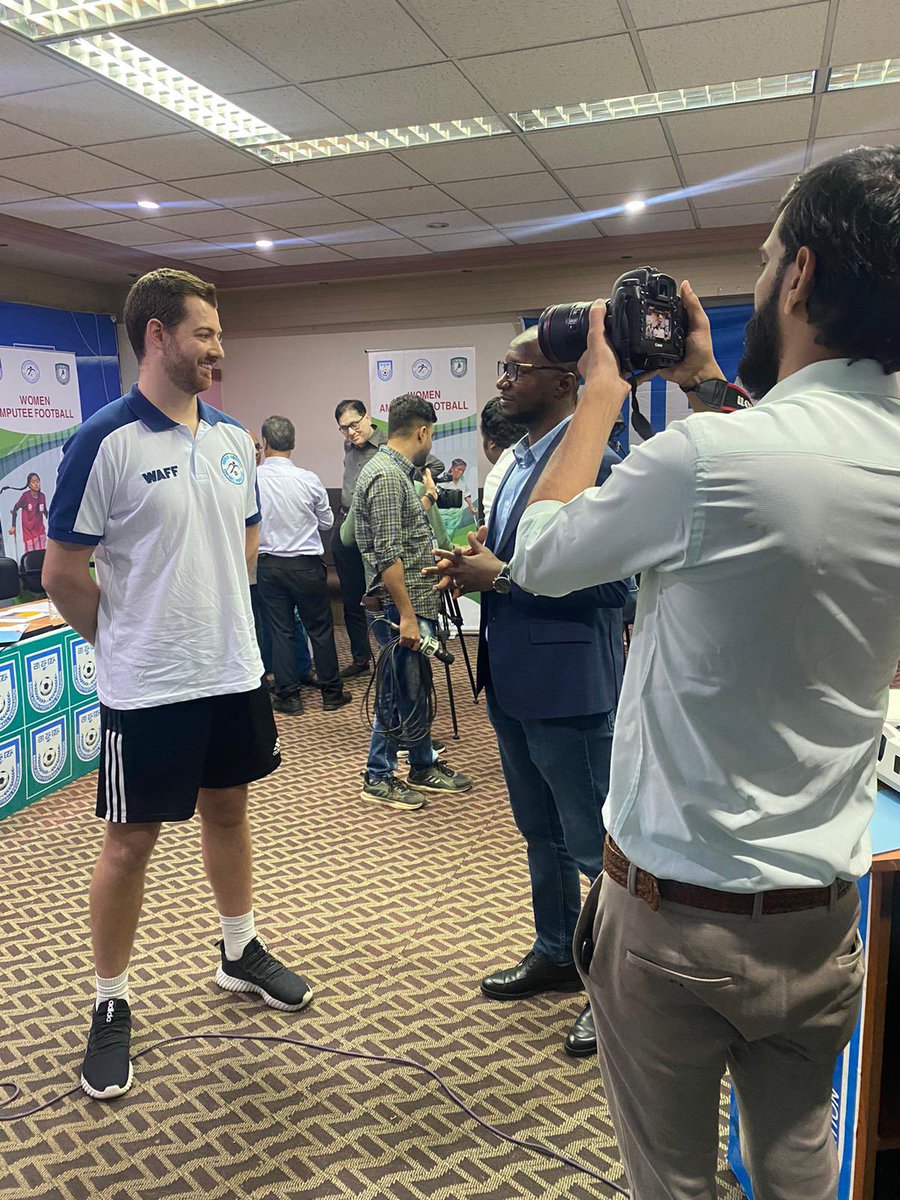Harry has been on his travels this month and this time took the long trip over to Bangladesh. 

Harry was representing the World Amputee Football Federation to launch the first women’s amputee football programme.