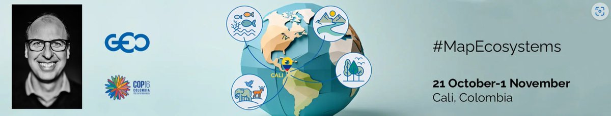 VITO Remote Sensing (@vito_rs_) on Twitter photo On our way to <a href="/COP16Oficial/">COP16 COLOMBIA 🇨🇴</a>, the 16th World #Biodiversity Conference! 🍃🦒🐦
Reach out to colleague <a href="/smets_b/">Bruno Smets</a> if you're interested in how #EO data can help monitoring the ecosystem.
He'll also present <a href="/esa/">European Space Agency</a>'s World Ecosystem extent Dynamics (#WEED) project
esa-worldecosystems.org/en/weed-sessio… On our way to <a href="/COP16Oficial/">COP16 COLOMBIA 🇨🇴</a>, the 16th World #Biodiversity Conference! 🍃🦒🐦
Reach out to colleague <a href="/smets_b/">Bruno Smets</a> if you're interested in how #EO data can help monitoring the ecosystem.
He'll also present <a href="/esa/">European Space Agency</a>'s World Ecosystem extent Dynamics (#WEED) project
esa-worldecosystems.org/en/weed-sessio…