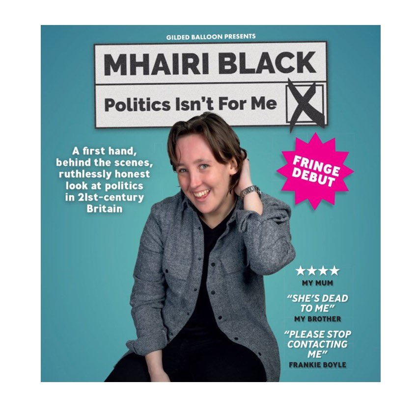GLASGOW BRANCH AGM TOMORROW

Don’t miss guest speaker MHAIRI BLACK, speaking about her journey from the halls of Westminster to the Edinburgh festival stage.

Buffet &amp; drinks provided 🍕🍷

Tuesday the 22nd of October in the Victorian bar at the Tron Theatre, Glasgow at 7.15pm.