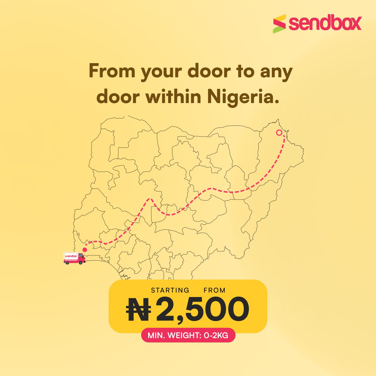 sendbox_ng's tweet photo. Within Lagos or outside Lagos, our local delivery services have got your back.

We don't just deliver; we go a step further to ensure your package reaches the receiver's doorstep.

#SendBox #WeMakeSendPossible https://t.co/G5SRWPqbqO
