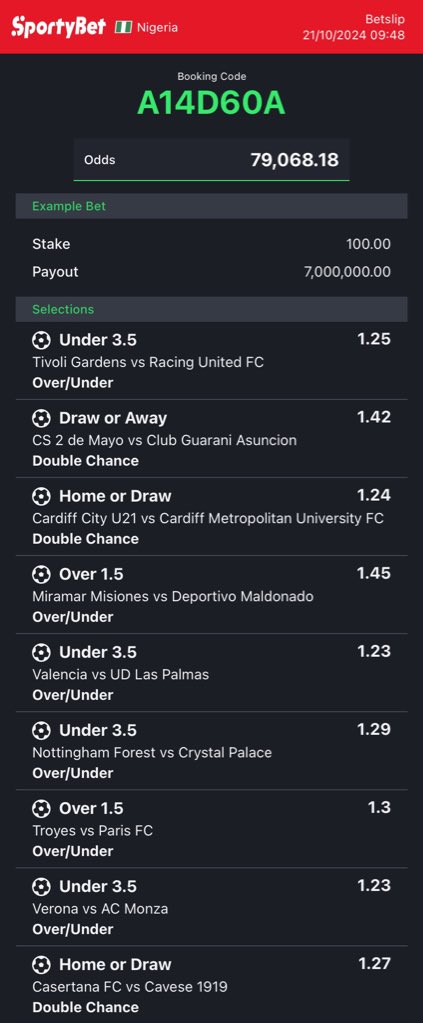 Abihonour_27's tweet photo. Good news for the week 👍

   Come and join us win

      80k Odds✍️
Well analyzed games ♻️

          100 to win 11.8 Million 🤑🧳🤑 
&amp; 3 more Special games

      Click the link below for code👇

https://t.co/Txh3Iy6jZQ
https://t.co/Txh3Iy6jZQ

     Join fast and win👆👆👆 https://t.co/ydrtHrSkx0