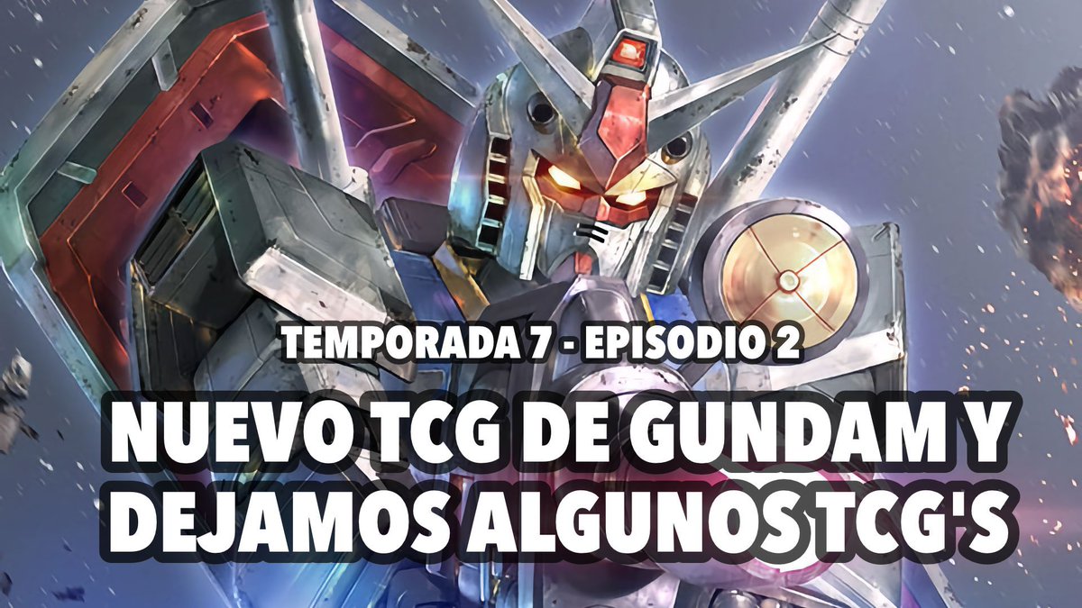 Nuevo episodio del podcast donde hablamos del nuevo TCG de Gundam y de TCG's que dejaremos de jugar.
Puedes escucharnos en podcasters.spotify.com/pod/show/carta…, desde tu app de podcasts preferida o en YouTube en youtu.be/O9hSGh05K8A