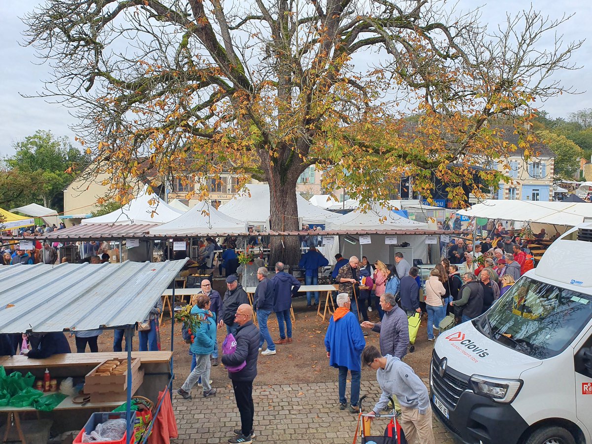 Prefet89's tweet image. 🌰Inauguration de la traditionnelle fête de la châtaigne à Diges, en présence du @Prefet89 !
🗣️"Les producteurs sont le cœur vivant de notre territoire rural. Ils sont l'un des piliers de notre #économie et de notre dynamisme."
👏bravo aux organisateurs et aux exposants !🍂
