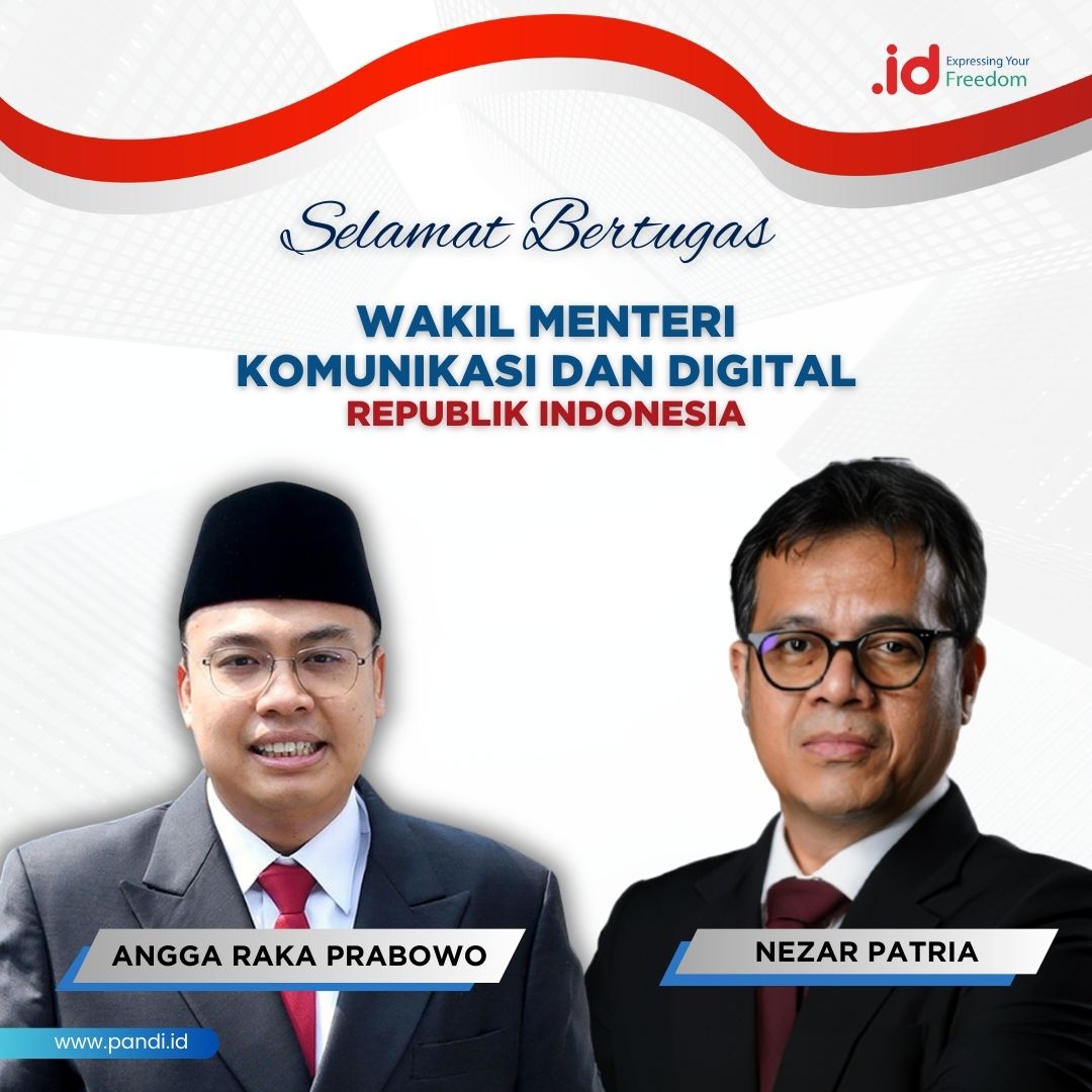 Pandi_ID's tweet image. Selamat atas dilantiknya Ibu Meutya Viada Hafid sebagai Menteri Komunikasi dan Digital, serta Bapak Nezar Patria dan Bapak Angga Raka Prabowo sebagai Wakil Menteri Komunikasi dan Digital Republik Indonesia. 

#PANDI #Pelantikan #MeutyaHafid #KementerianKomunikasiDanDigital