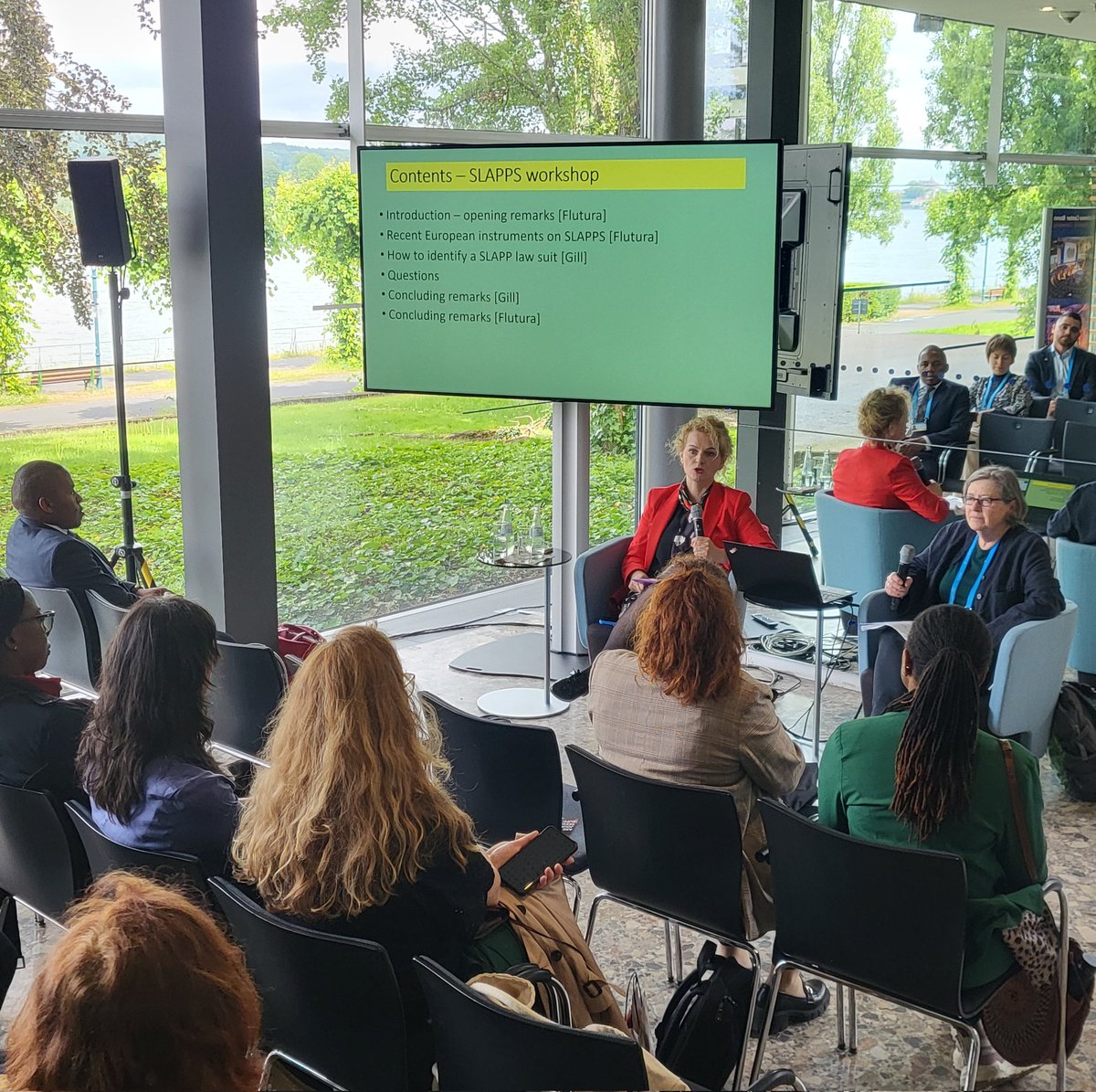 DW Global Media Forum (@dw_gmf) on Twitter photo Remember "SLAPPs"? 📑
At #GMF24 in June, <a href="/ECPMF/">European Centre for Press and Media Freedom</a> Senior Legal Advisor <a href="/fluturakusari/">Flutura Kusari</a> and media lawyer <a href="/ladywell23/">Gillian Phillips</a> presented effective strategies to counter #SLAPPs (strategic lawsuit against public participation) that target journalists and restrict #mediafreedom. Remember "SLAPPs"? 📑
At #GMF24 in June, <a href="/ECPMF/">European Centre for Press and Media Freedom</a> Senior Legal Advisor <a href="/fluturakusari/">Flutura Kusari</a> and media lawyer <a href="/ladywell23/">Gillian Phillips</a> presented effective strategies to counter #SLAPPs (strategic lawsuit against public participation) that target journalists and restrict #mediafreedom.