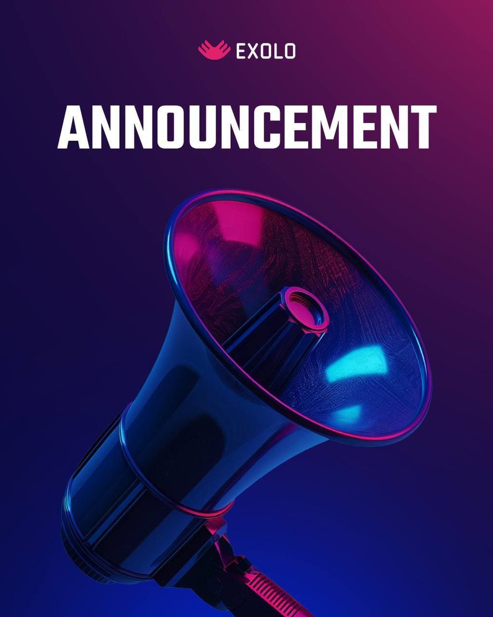 📢 Important Update: Deactivation of Tasks in EXOLO Task Center
The following tasks will be deactivated on October 23rd, 2024 at 12:00 PM (UTC+4):
🚫 Daily check-in
🚫 Daily Spot Trade rewards
🚫 Daily Futures Trade rewards

More info to come for users who haven’t reached