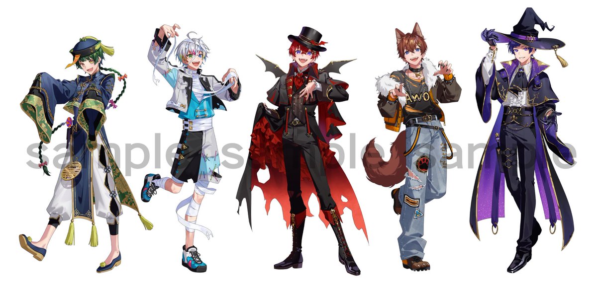 すたぽら様【Happy Halloween 歌ってみた】のビジュアルを担当させて
