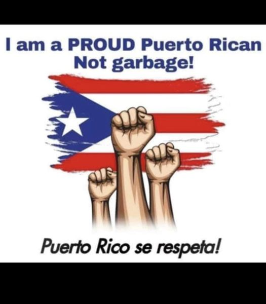 JamesTate121's tweet image. We are Puerto Ricans living in Jacksonville Florida, I am a retired Army Lt Colonel and my wife a retired school teacher, we are US citizens who pay our taxes every year; and I’ll be damned if we are to permit this piece of garbage campaign of Trump, to denigrate our island, our…