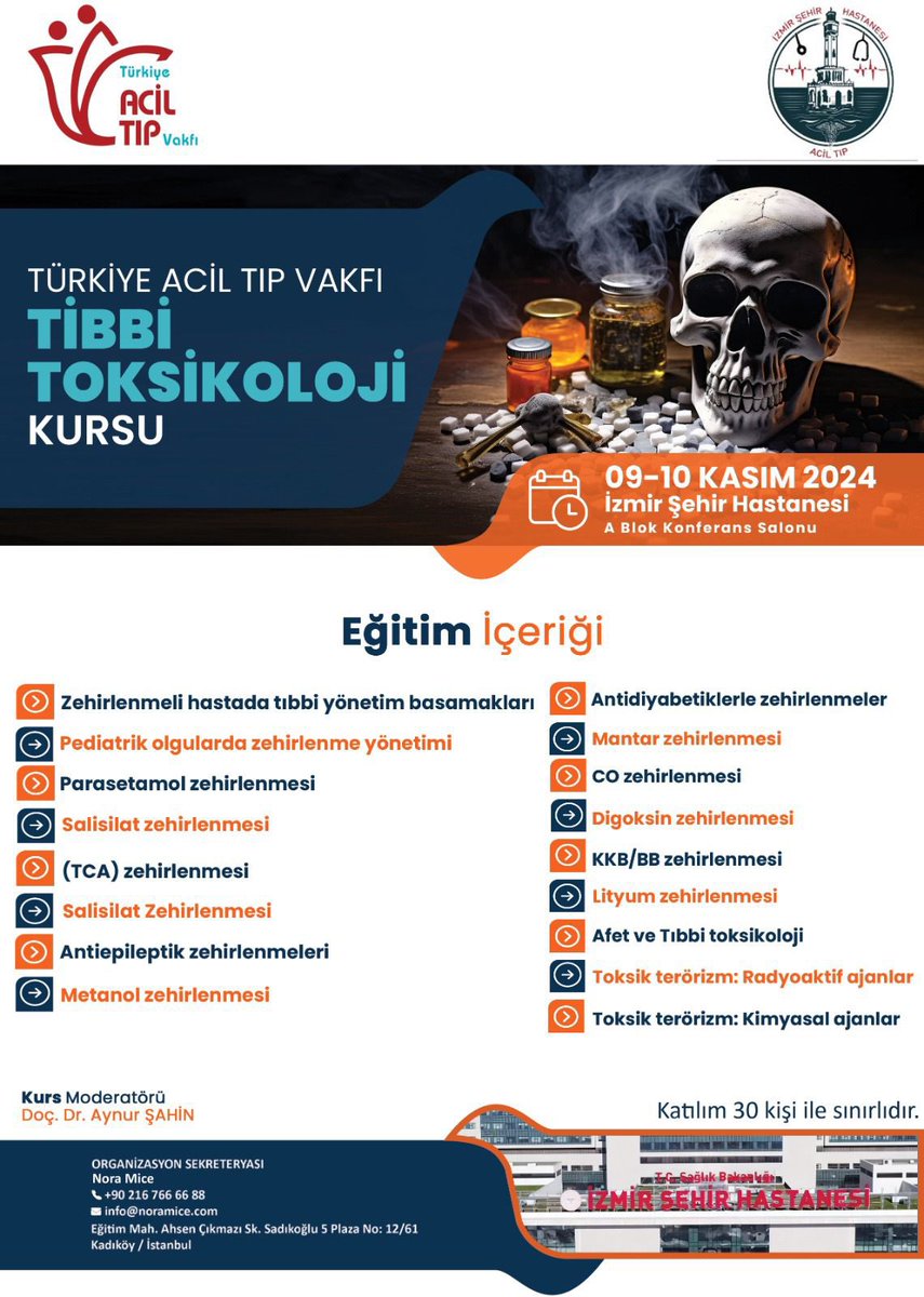 Konuşmacı olduğum kursun programı