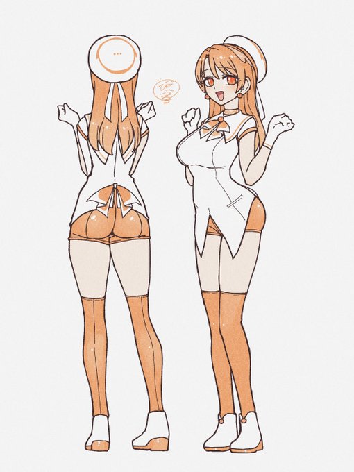 ツツイ・クララのデザイン、いい感じの作画コストに収まってきたと思う。 