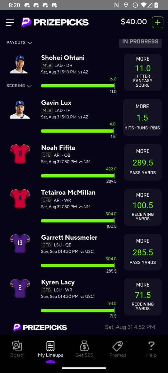 CaliRob4Ever's tweet image. One of my sweatiest moments in Prizepicks history 😅 but luckily it came through! #PrizepicksW