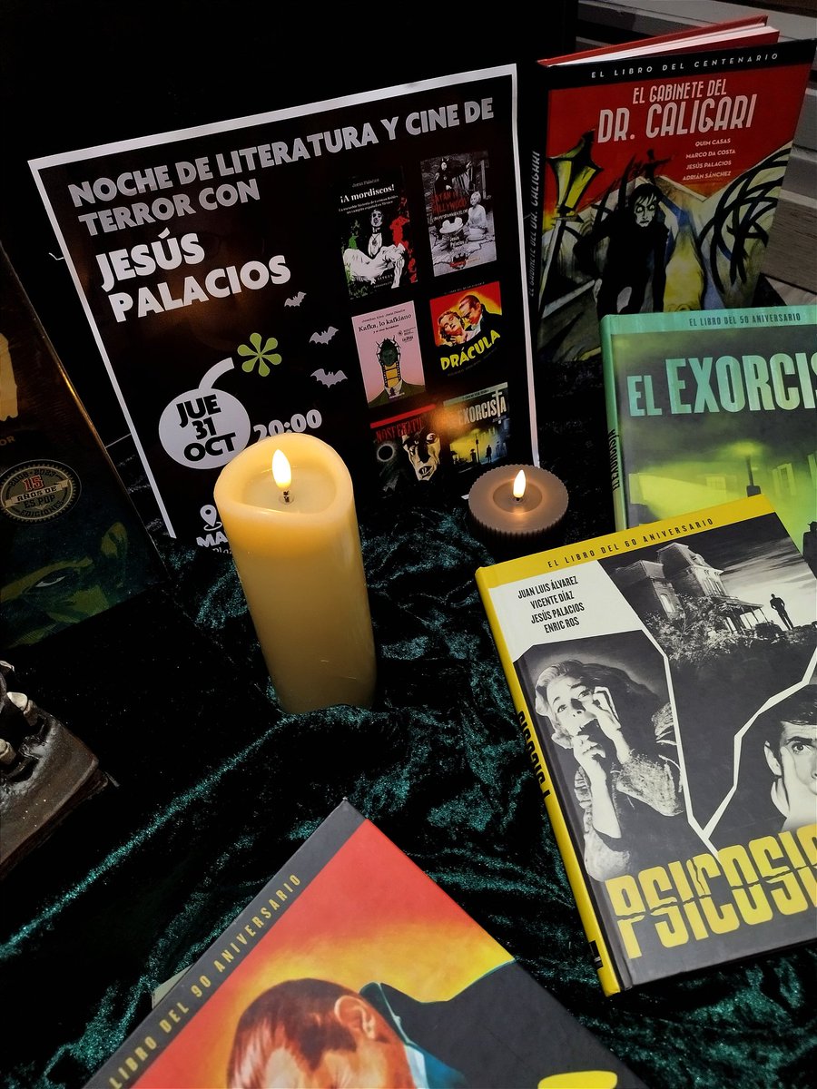 'Teoría del Gran Infierno' y Jesús Palacios, combinación ganadora. En Matadero Uno. 💀🌔

#teoríadelgraninfierno #terror #literaturadeterror #halloween #ivánhumanes #weird #microrrelatos #pezdeplata