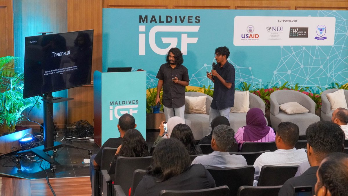 In a thrilling lightning talk, <a href="/synetecs/">Synetecs</a>  unveiled how AI is powering the future of Dhivehi language tech—creating tools that spark creativity, enhance accessibility, and bring stories to life!

📝Key Insights:
- Speech-to-Text Magic: Real-time Dhivehi and English transcription