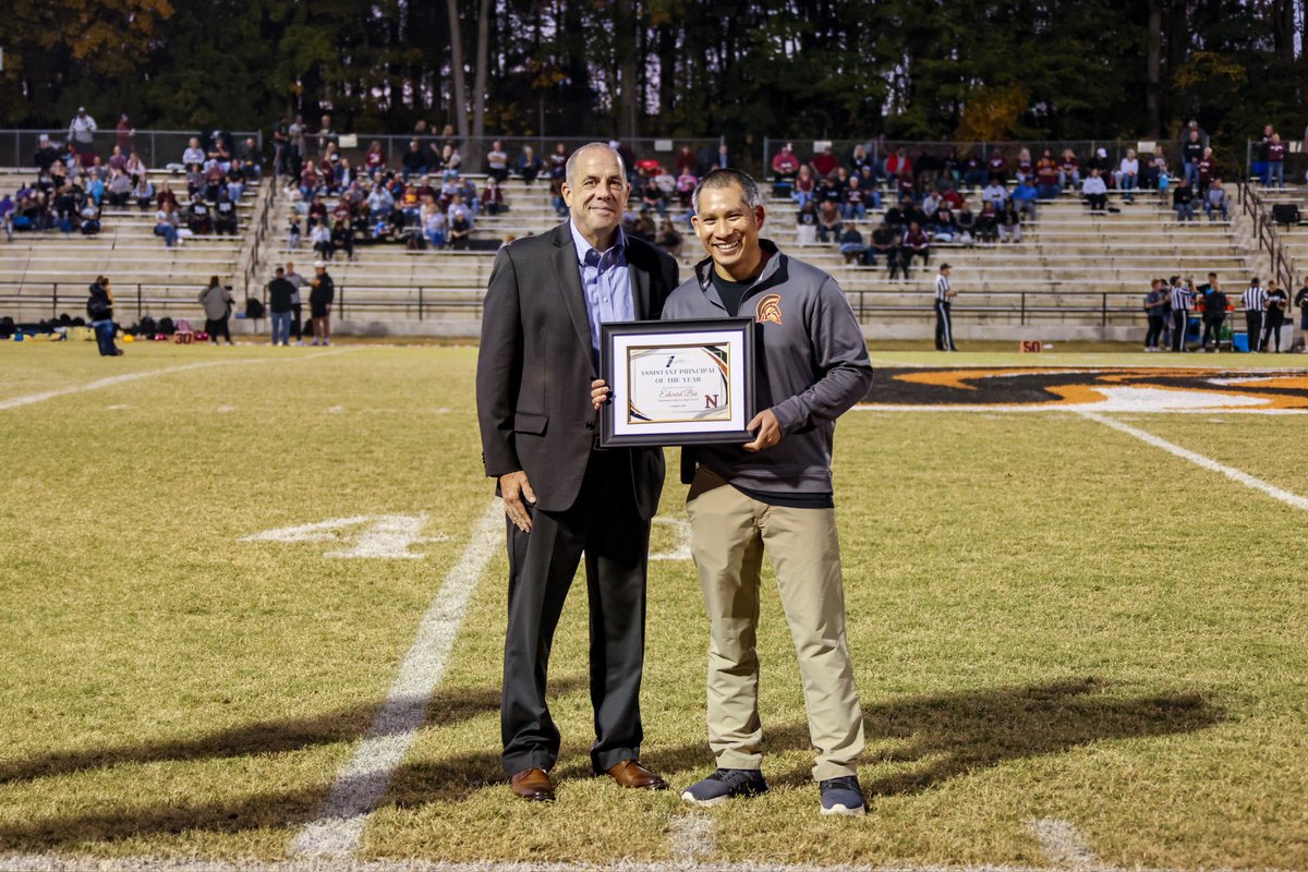 🎉 Congratulations to Northwest Cabarrus High School's Assistant Principal, Edward Bui, for being named the 2024-25 Cabarrus County Schools Assistant Principal of the Year! 🏆

Join us in celebrating his well-deserved recognition! 🧡🖤

Read more: cabarrus.k12.nc.us/14118_2?articl…