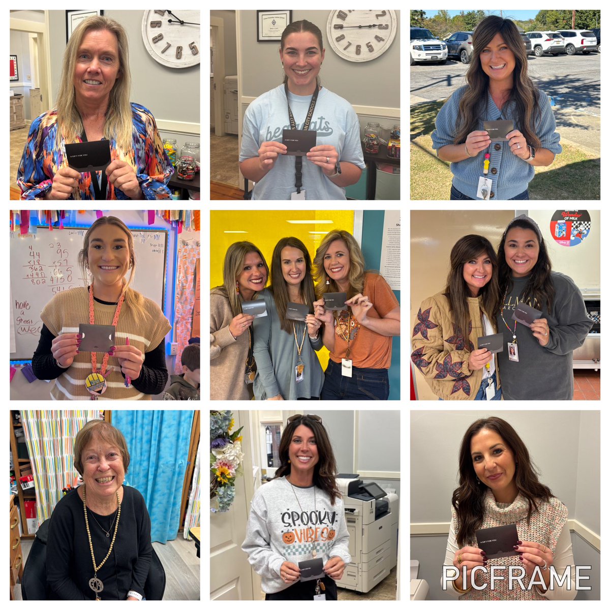 EastElemCCS's tweet photo. 🎉⭐️💯THANK YOU to Johnny's Bar-B-Q for awarding the 15 staff members (3 not pictured) who had perfect PERFECT ATTENDANCE for the 1st Nine Weeks (August 7 - October 4) with a $15 gift card! 
*Professional Development is included https://t.co/w8jFiyzHwn