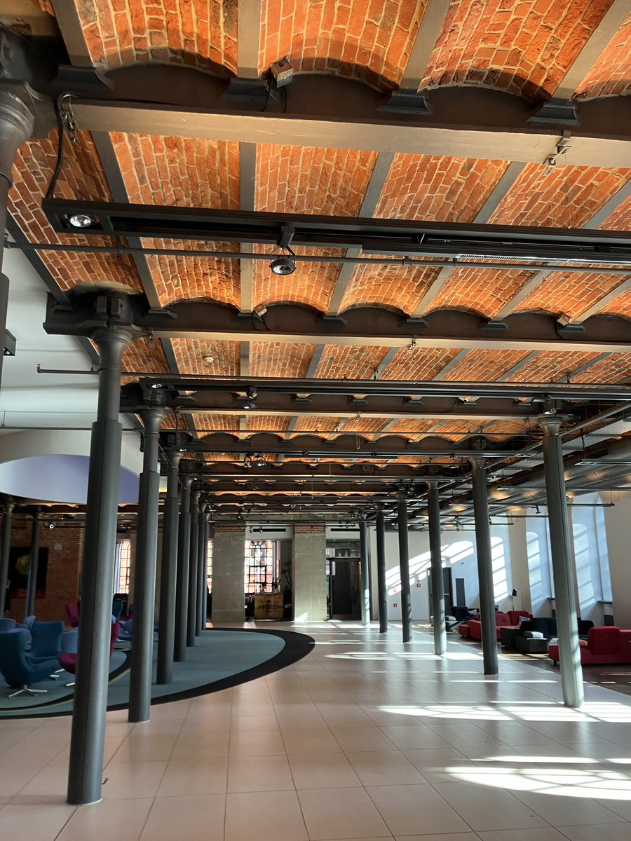 TICCIHBrit's tweet photo. #ERIH met in Lodz, Poland and appreciates the extraordinary transformation of the city based in and around its textile mills. @manufakturalodz https://t.co/x73jgEOUq7