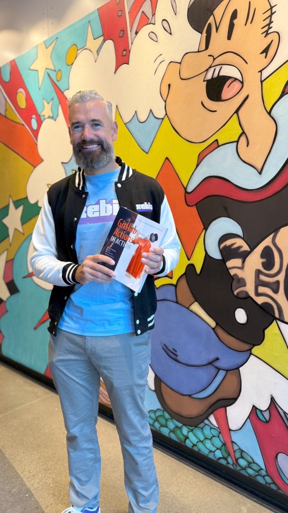 Michael Kaufmann (@mike_kaufmann) on Twitter photo My new book #GitHub Actions in Action was just released on time for #githubuniverse. I authored this together with <a href="/RobBos81/">Rob Bos</a> and <a href="/marcelv/">Marcel de Vries</a> and the foreword was written by <a href="/shanselman/">Scott Hanselman 🌮</a>.
You get a 45% discount until November 8th using the following link:
mng.bz/GZ6R My new book #GitHub Actions in Action was just released on time for #githubuniverse. I authored this together with <a href="/RobBos81/">Rob Bos</a> and <a href="/marcelv/">Marcel de Vries</a> and the foreword was written by <a href="/shanselman/">Scott Hanselman 🌮</a>.
You get a 45% discount until November 8th using the following link:
mng.bz/GZ6R