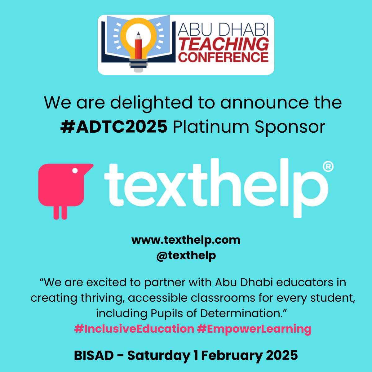 ADTC2025 (@adtc2025) on Twitter photo Meet <a href="/texthelp/">Everway (Formerly Texthelp)</a>
Our platinum sponsor for #ADTC2025
<a href="/texthelp/">Everway (Formerly Texthelp)</a> are world renowned for their inclusive technology tools, find out more at
texthelp.com Meet <a href="/texthelp/">Everway (Formerly Texthelp)</a>
Our platinum sponsor for #ADTC2025
<a href="/texthelp/">Everway (Formerly Texthelp)</a> are world renowned for their inclusive technology tools, find out more at
texthelp.com