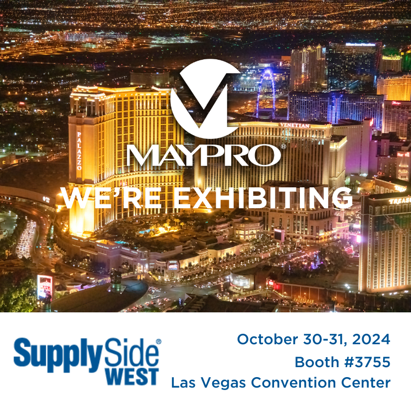 MayproGroup's tweet image. All roads lead to SupplySide West ✈️

Visit us at Booth #3755 to discover what Maypro has to offer!

- New research
- Award-winning ingredients
- Robust portfolio with clinically-supported nutraceuticals
- An experienced and responsive team ready to provide quality solutions