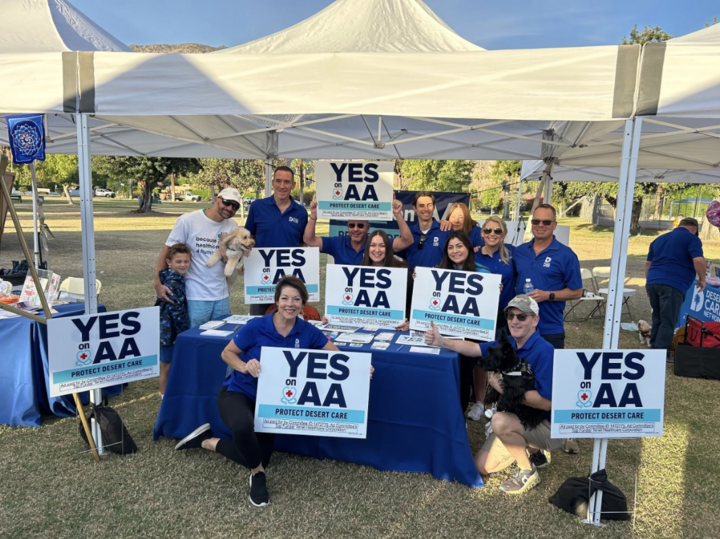YesMeasureAA's tweet image. YES on Measure AA was proud to participate in DAP’s Health Equity Walk in support of healthcare access for the Coachella Valley!