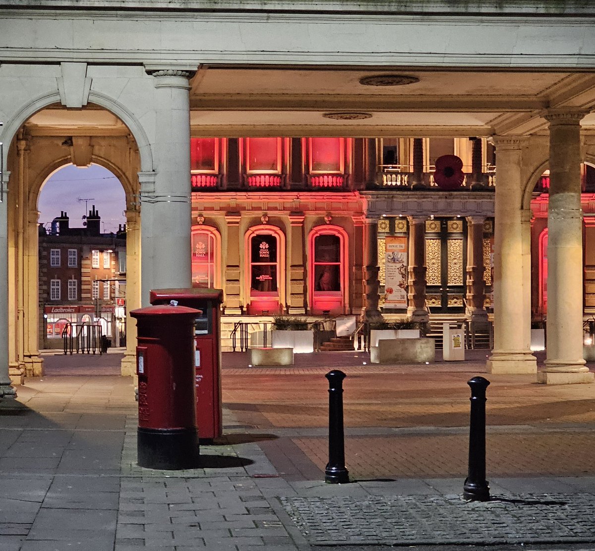 Ipswich town Hall, last night. #Ipswich