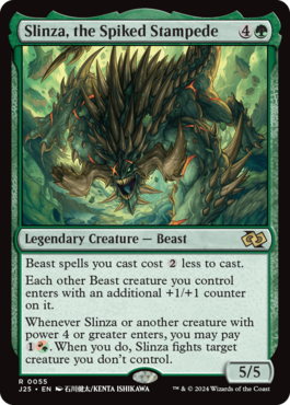 MTGGoldfish's tweet image. New Green rare legend from Foundations Jumpstart! Foundations Jumpstart isn&apos;t Standard-legal. More previews at mtgpreviews.com/FDN

Source: magic.wizards.com/en/products/fo…