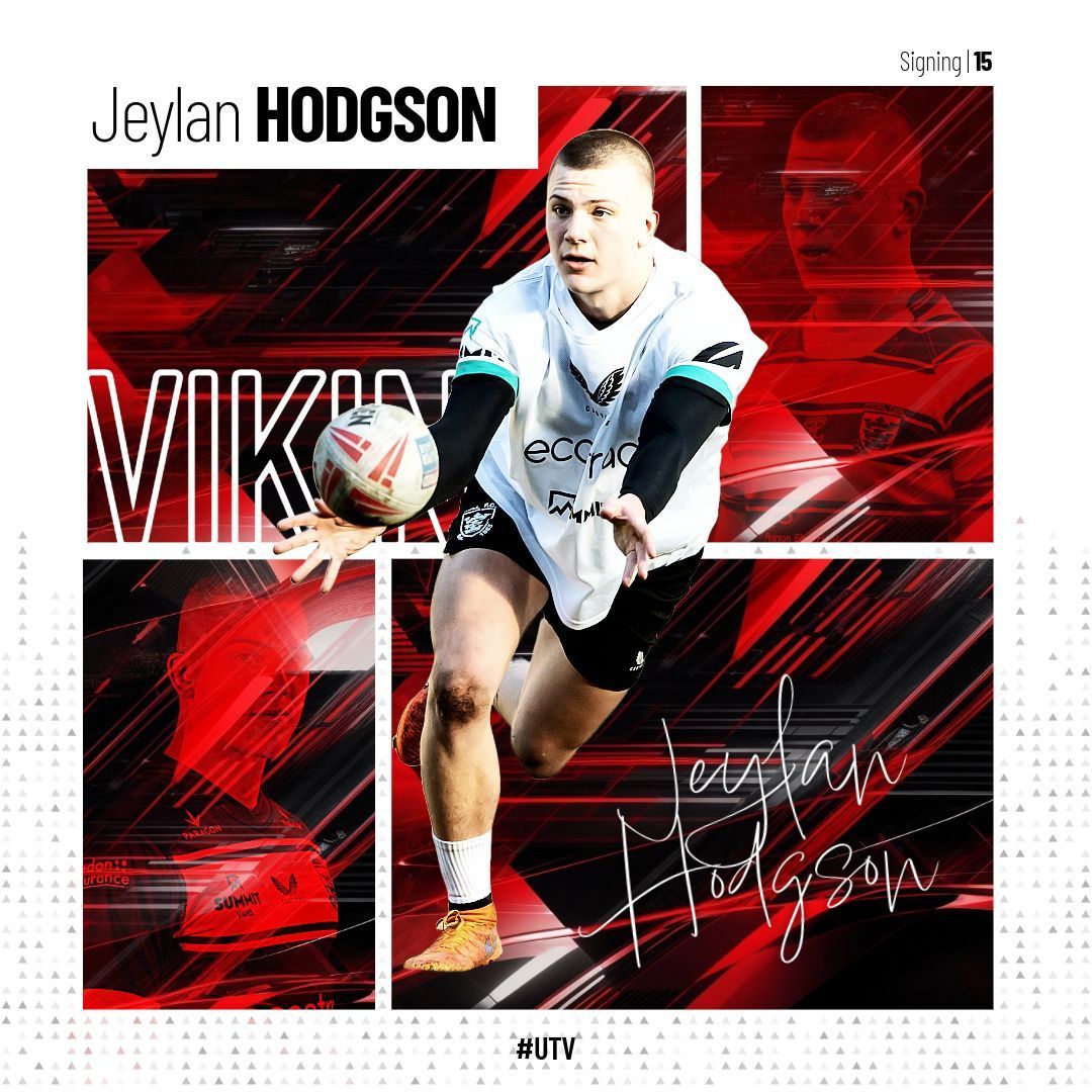 GooleVikingsRL's tweet photo. 📝 𝗛𝗢𝗢𝗞𝗘𝗥 𝗛𝗢𝗗𝗚𝗦𝗢𝗡 𝗦𝗜𝗚𝗡𝗦

The Vikings land another noteworthy addition to the squad with the signing of Jaylan Hodgson!

Read more here: https://t.co/TkVaD4Vjch

#UTV | 🔴⚫️ https://t.co/4VXHe6IUjF