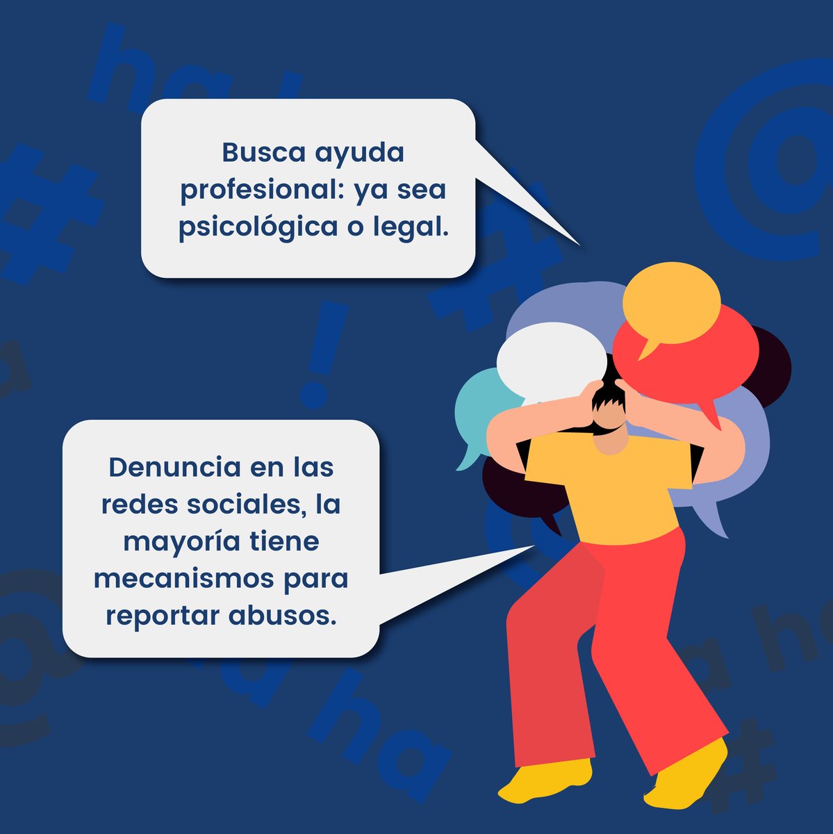 DTIUdeC's tweet photo. Este tipo de acoso se caracteriza por el uso de medios electrónicos o digitales para infligir daño o intimidar a un individuo o grupo de personas 📌 https://t.co/XfyjPMMhOh