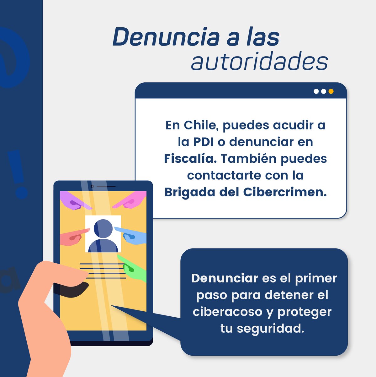 DTIUdeC's tweet photo. Este tipo de acoso se caracteriza por el uso de medios electrónicos o digitales para infligir daño o intimidar a un individuo o grupo de personas 📌 https://t.co/XfyjPMMhOh