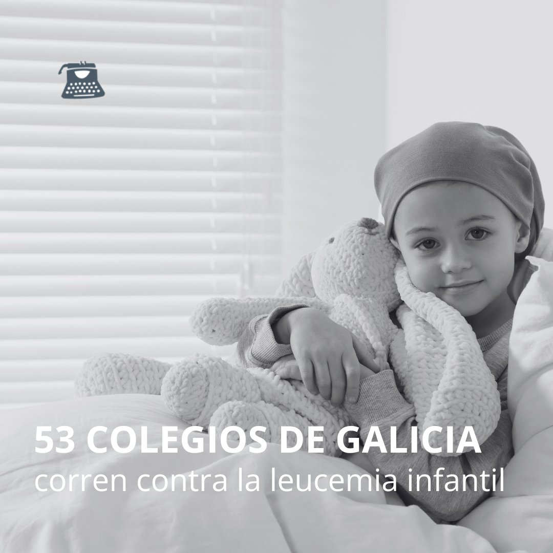 PEstudioAsoc's tweet image. Los casi 1.000 colegios que participan de forma simultánea en la carrera solidaria destinarán el dinero donado a la investigación de la leucemia infantil.

#PEstudio #leucemia #infancia #galicia #infanciagalicia #enfermedad