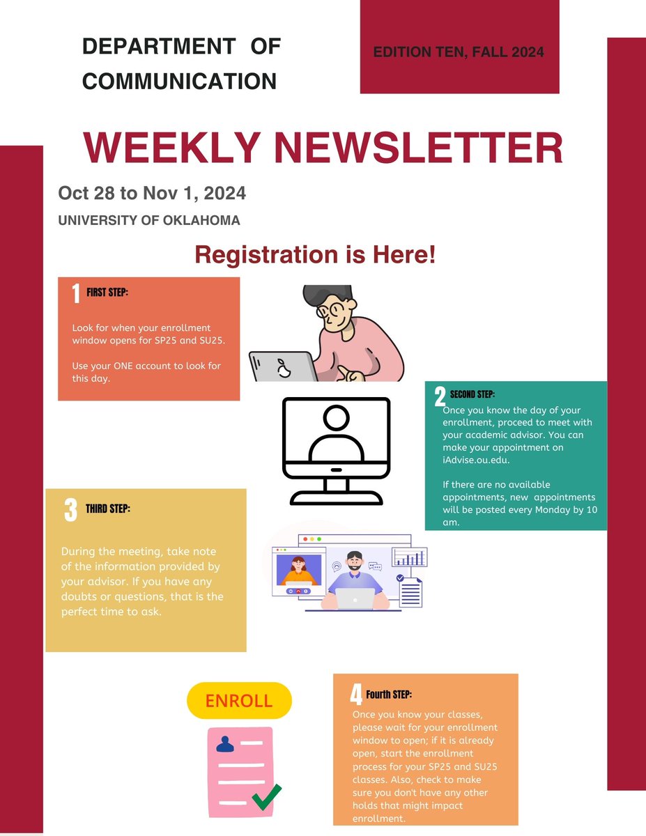 OU Comm Dept tweet media