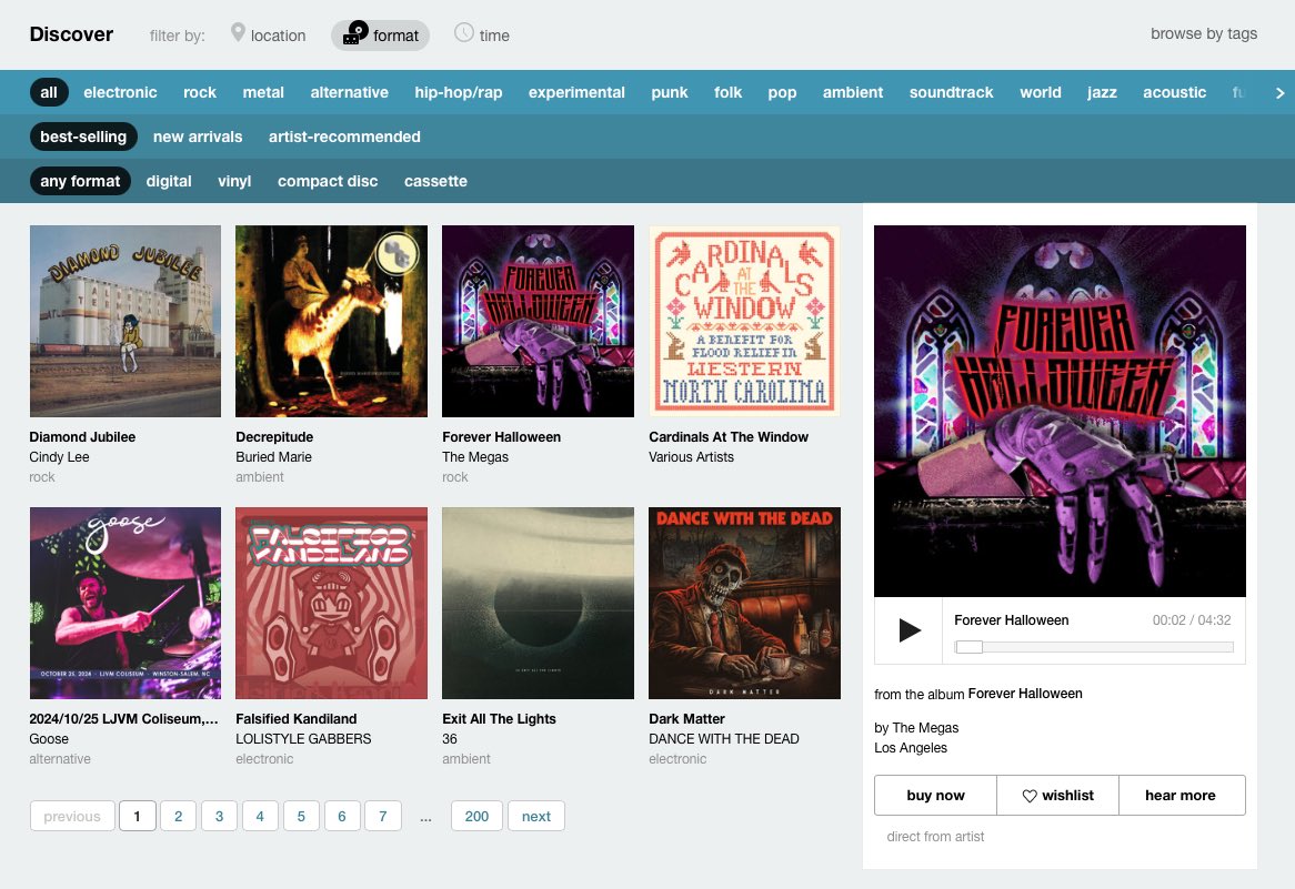 You guys have pushed our new single to the front page of <a href="/Bandcamp/">bandcamp</a> - thanks for your support! Go listen here if you haven’t yet - themegas.bandcamp.com/album/forever-…