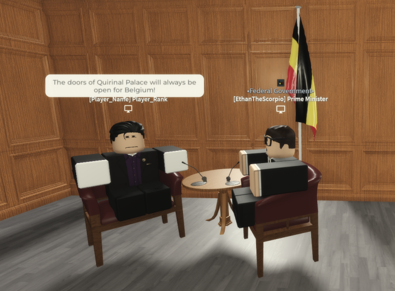 MinisterEthan's tweet photo. This evening, the Prime Minister met with Italian representatives to explore future agreements and concerns. The Prime Minister congratulated the Italians on their new UN membership and established an alliance. https://t.co/gevK3893Xm