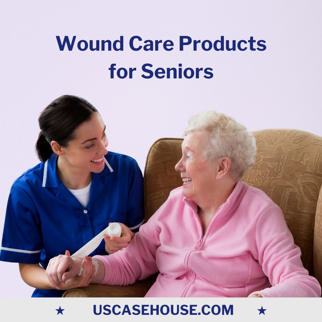 USCasehouse's tweet image. Stock up on wound care products for seniors 💟 Choose products that promote healing, minimize discomfort, &amp;amp; reduce the risk of infection 💟 uscasehouse.com/blog/wound-car…