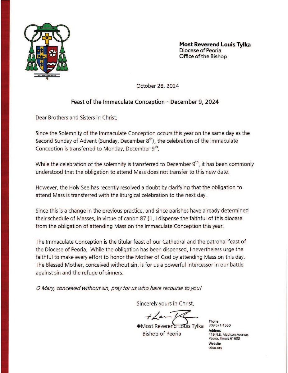 Bishop Lou Tylka tweet media