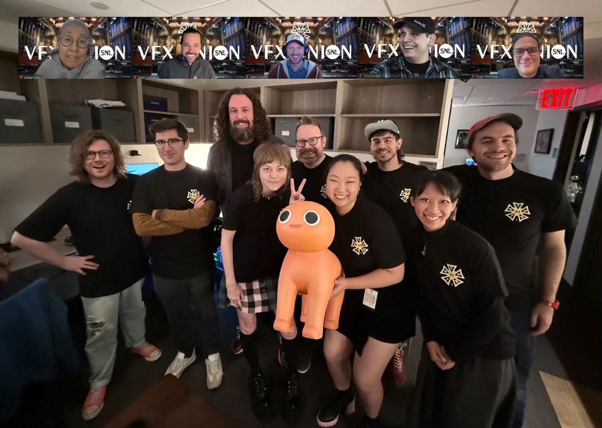 🚨 BREAKING: Saturday Night Live Visual Effects Workers Unionize, Winning Voluntary Recognition with Unanimous Support

While known for its live television segments, SNL employs 16 VFX Artists and Leads who help make the program's pre-recorded digital shorts pop. #VFXUnion