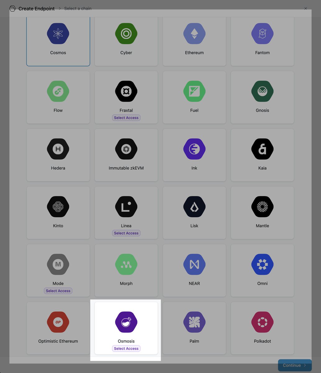 .@quicknode has quietly been doubling down on our support for the Cosmos ecosystem. We now offer:
Cosmos RPC for every user/plan
Osmosis RPC as an add on

Love seeing some of the largest data analytics apps turn up endpoints 👀