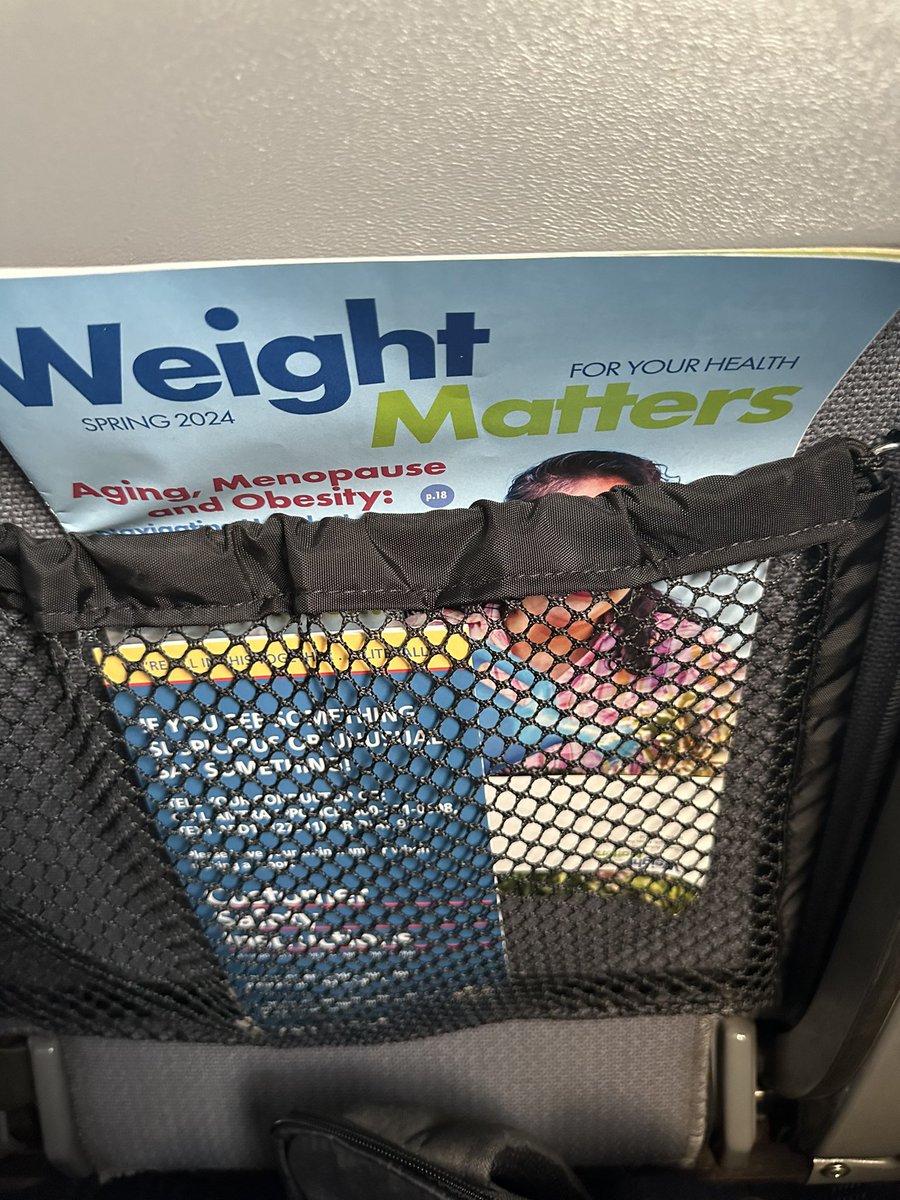 JasonKrynicki82's tweet photo. I left behind a copy of your Weight Matters Magazine on the train. @ObesityAction #OacAction https://t.co/zxQ9jWXE3p