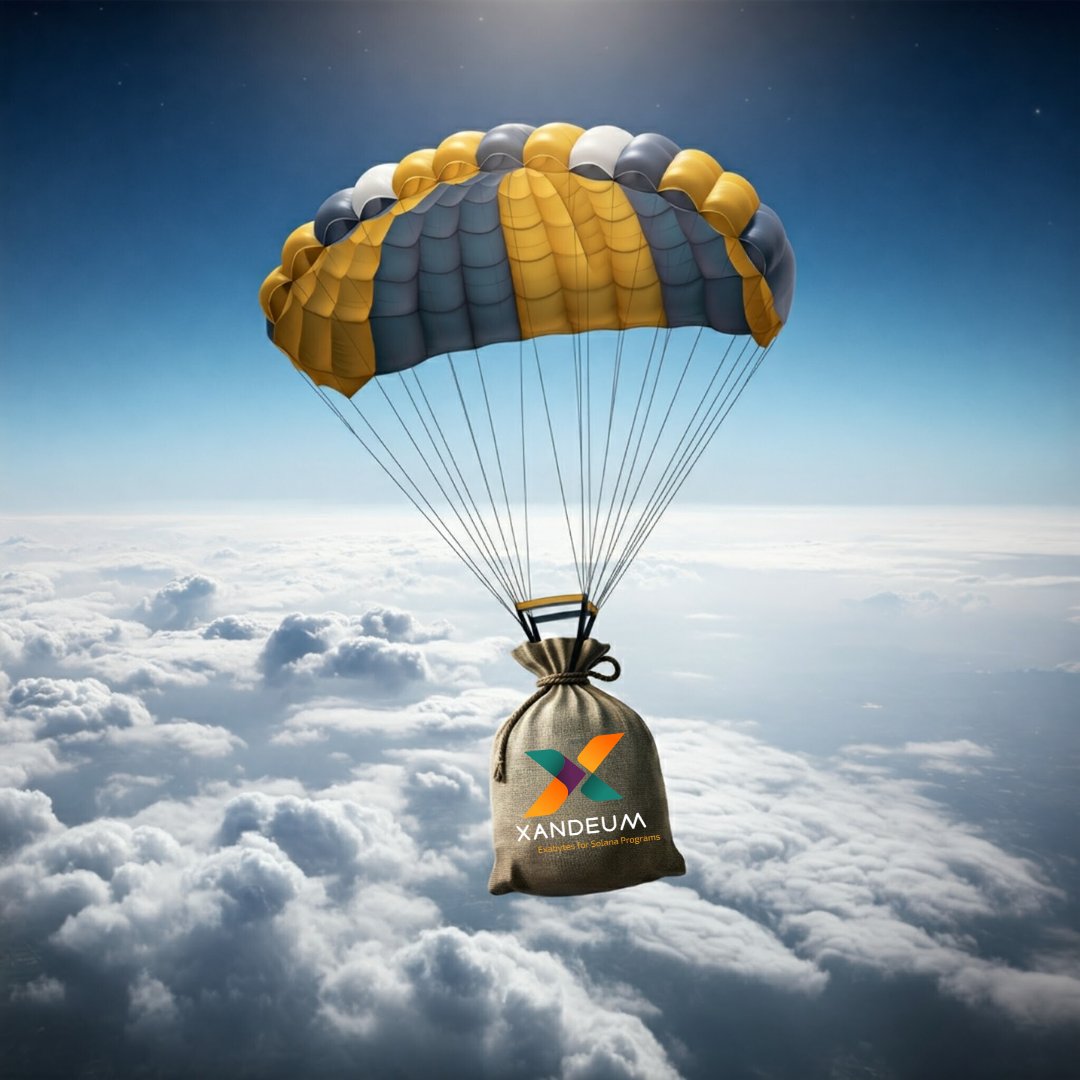 Xandeum's tweet photo. 🪂 Xandeum Airdrop #1 is claimable NOW! 🪂

Head over to https://t.co/muBsWOiPzw and claim your $XAND tokens.

#Xandeum #Airdrop #XAND #Solana https://t.co/4eeA289YuT